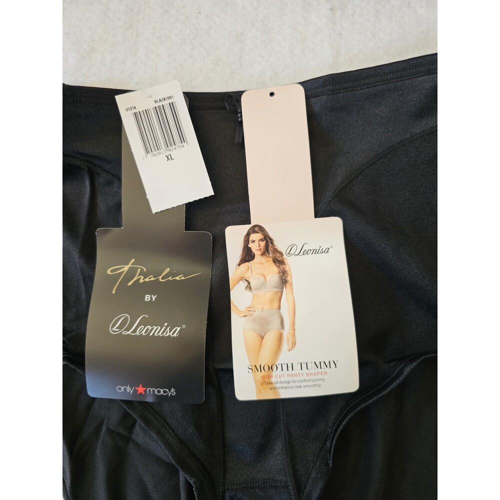 Thalia by Leonisa Smooth Tummy Panty Shaper Size XL Black Control Shapewear NWT - Picture 3 of 13
